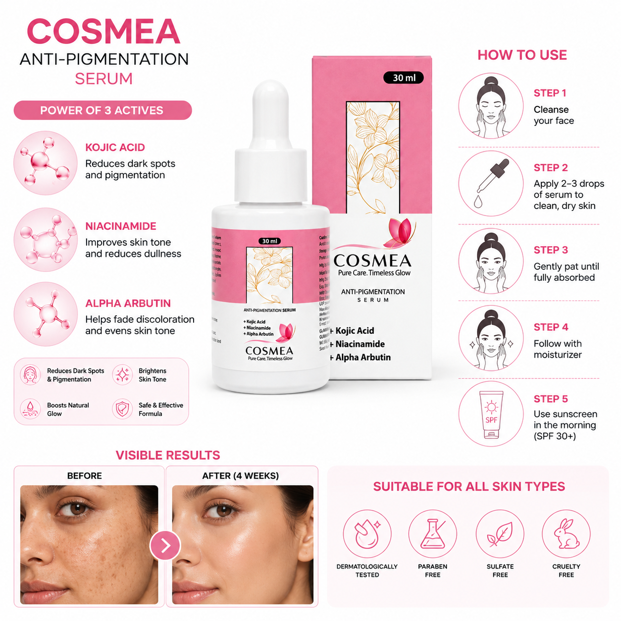 COSMEA Anti-Pigmentation Face Serum