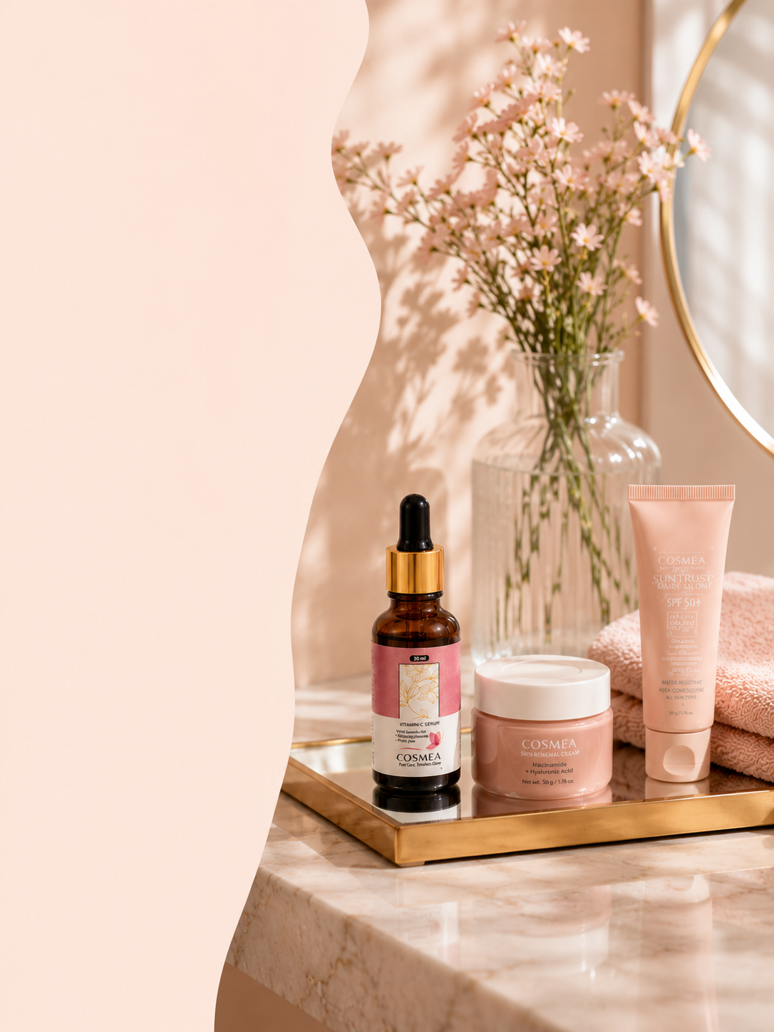 COSMEA daily skincare routine moment