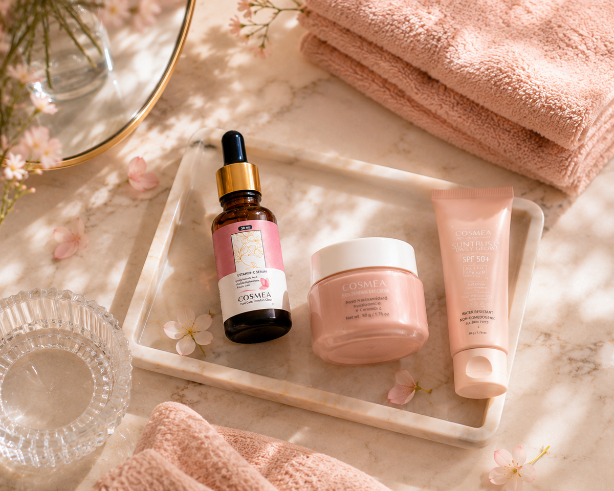 Daily COSMEA skincare routine