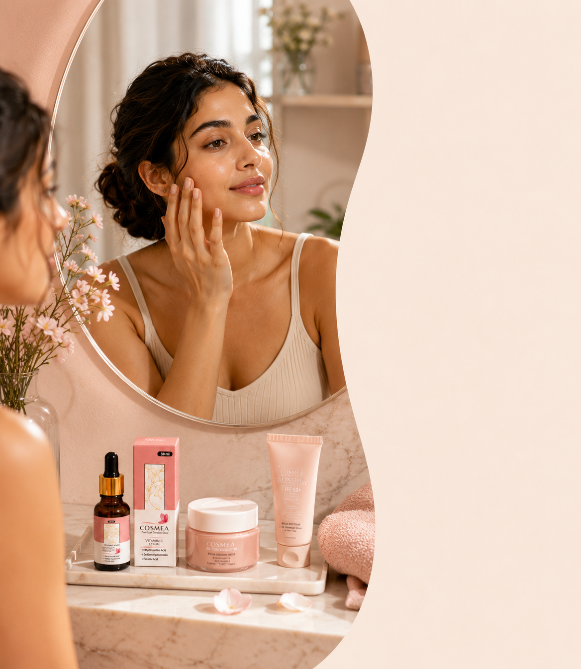 COSMEA skincare routine moment